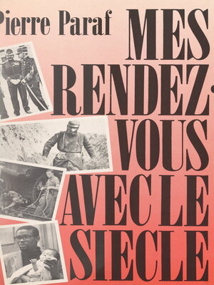 cover image of Mes rendez-vous avec le siècle